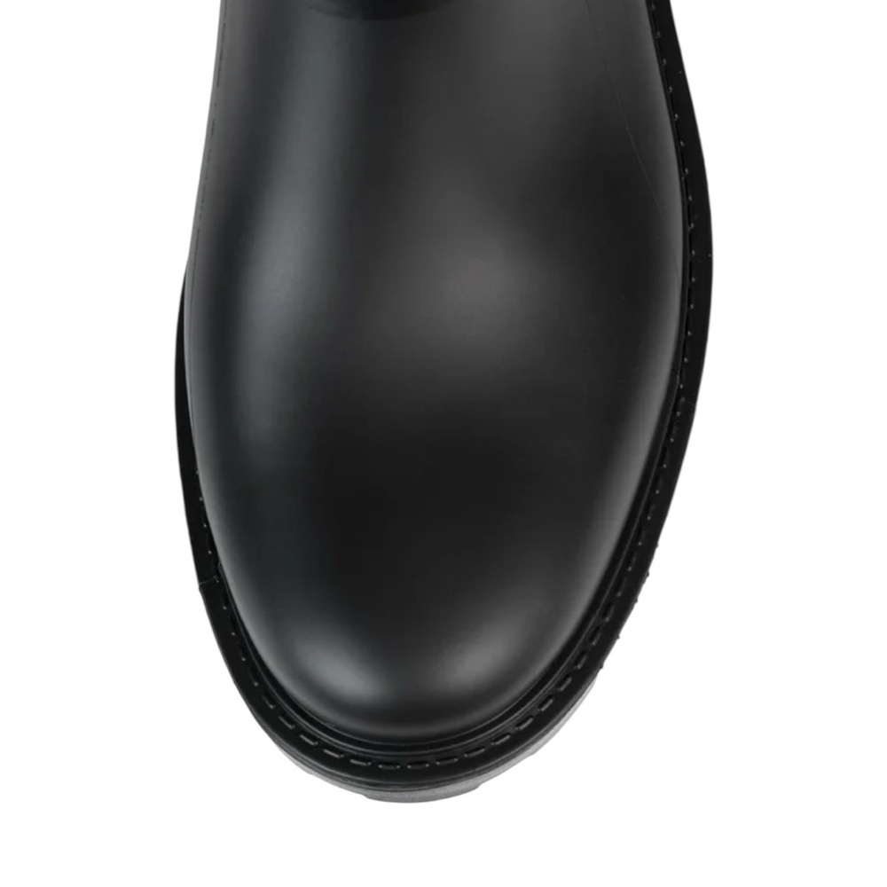 NWT Jeffrey Campbell Black wellie Boots - Picture 7 of 9